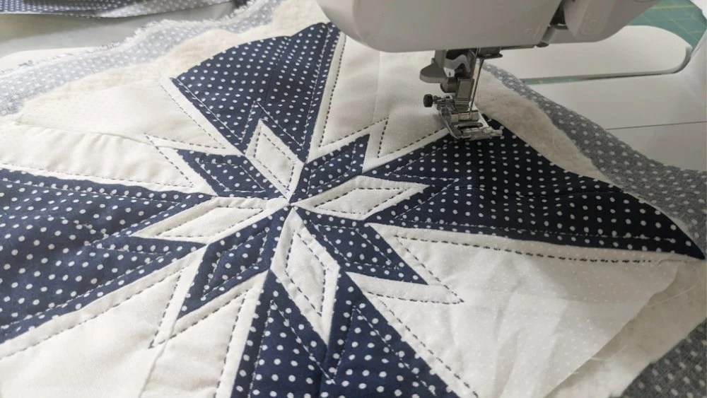 Sashiko Stitch with Brother Sewing Machine How To Patchwork Posse