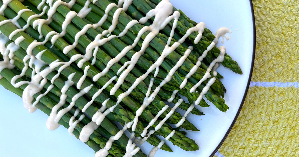 Indulge in Creamy Dijon Asparagus