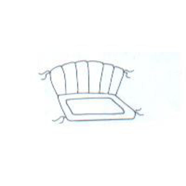 Patio Store. Barrel Back Glider Cushion 42" x 34"