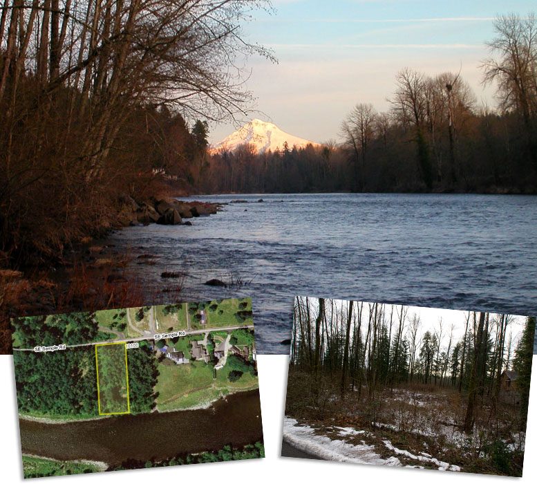 Clackamas River Waterfront Lot