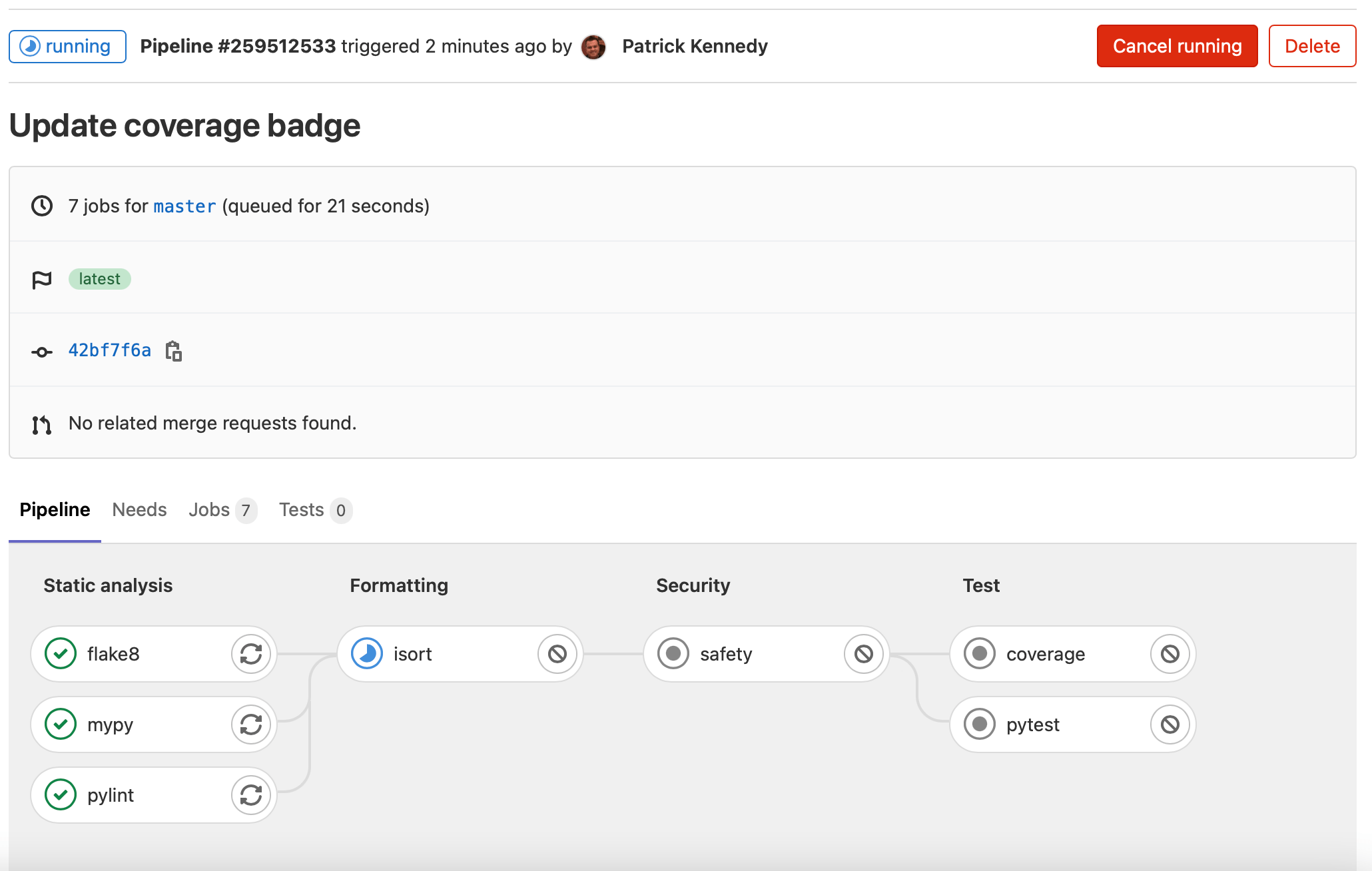 Add Badges to a Python Project in GitLab Patrick's Software Blog