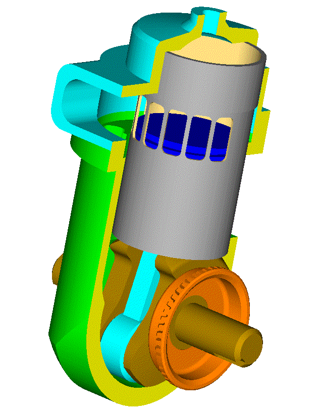 2 Stroke Engine Gif