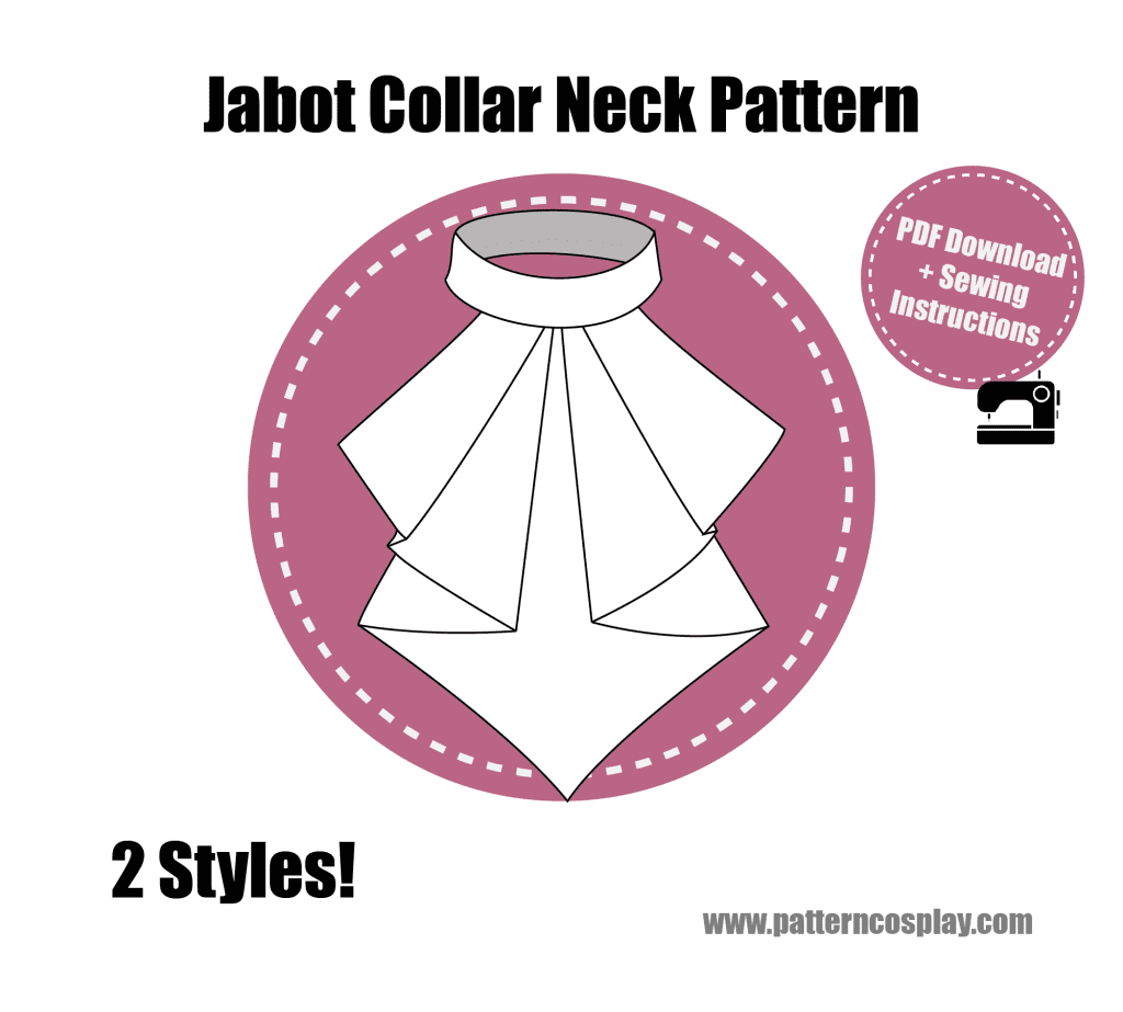 Jabot Neck Pattern Costume Cosplay To Print
