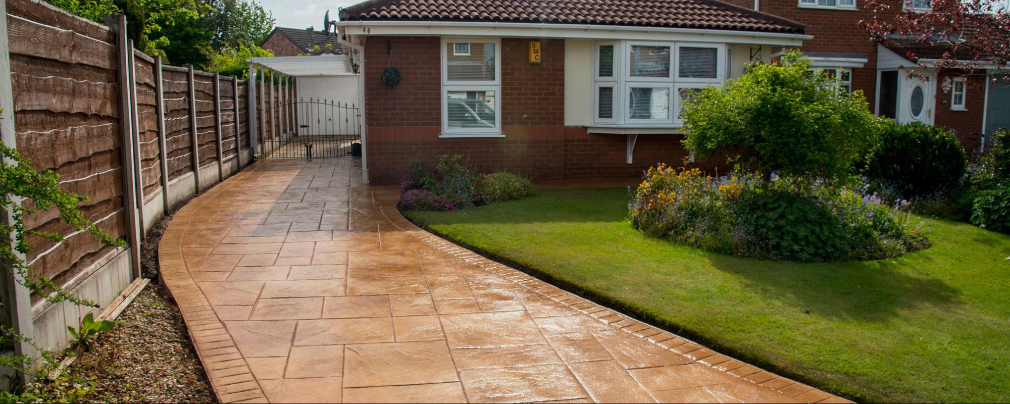 Pattern Imprinted Concrete Driveway Specialist Manchester