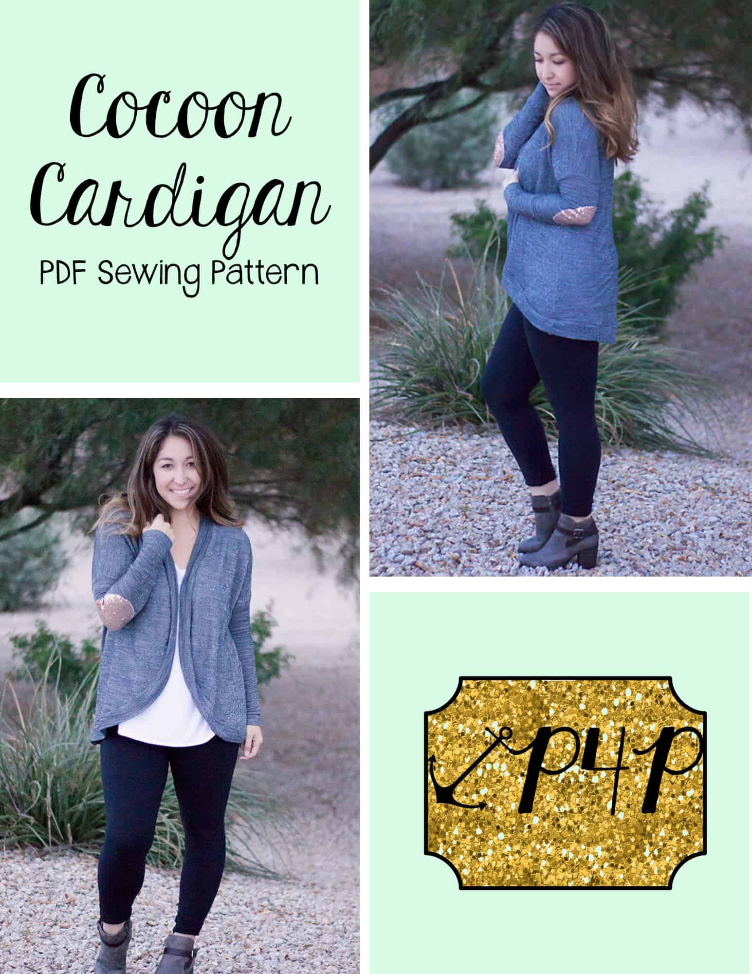 36+ cocoon cardigan free sewing pattern MeghanElina