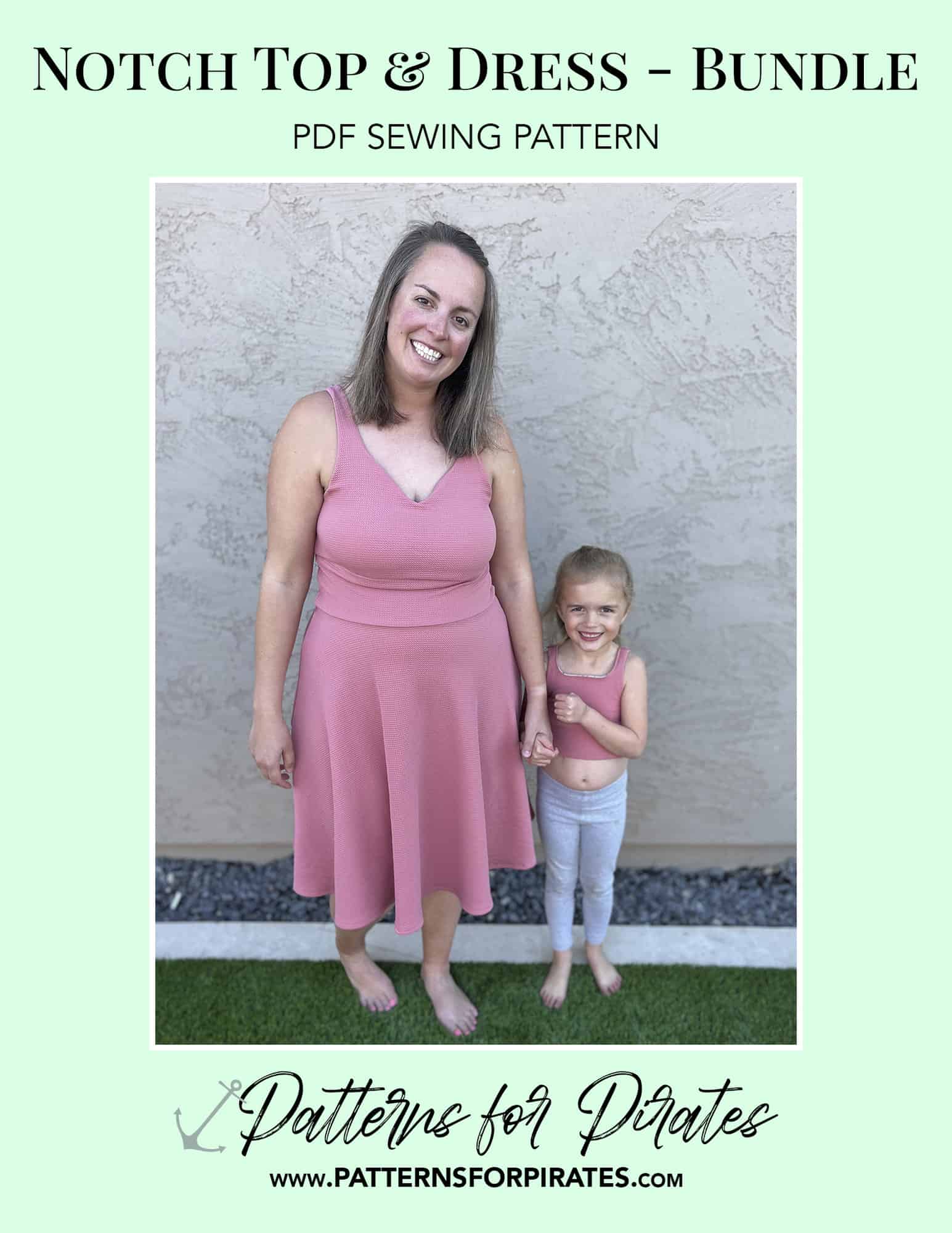 Notch Top & Dress Bundle Patterns for Pirates
