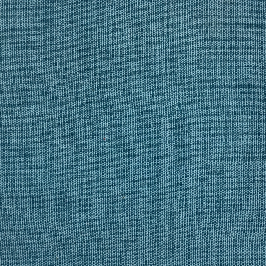 Teal linen fabric available now from the PatternSpy shop