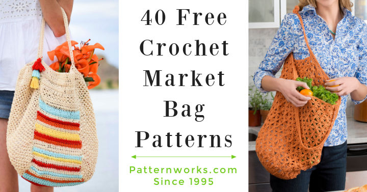40 Free Crochet Market Bag Patterns for Beginners