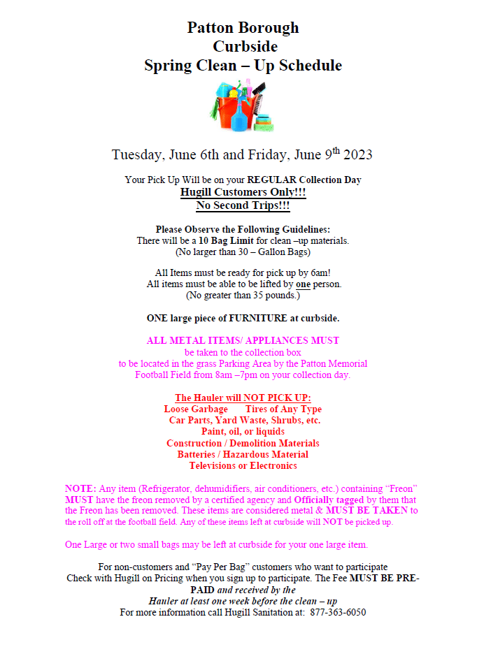 Borough of Patton Cambria County, Pennsylvania