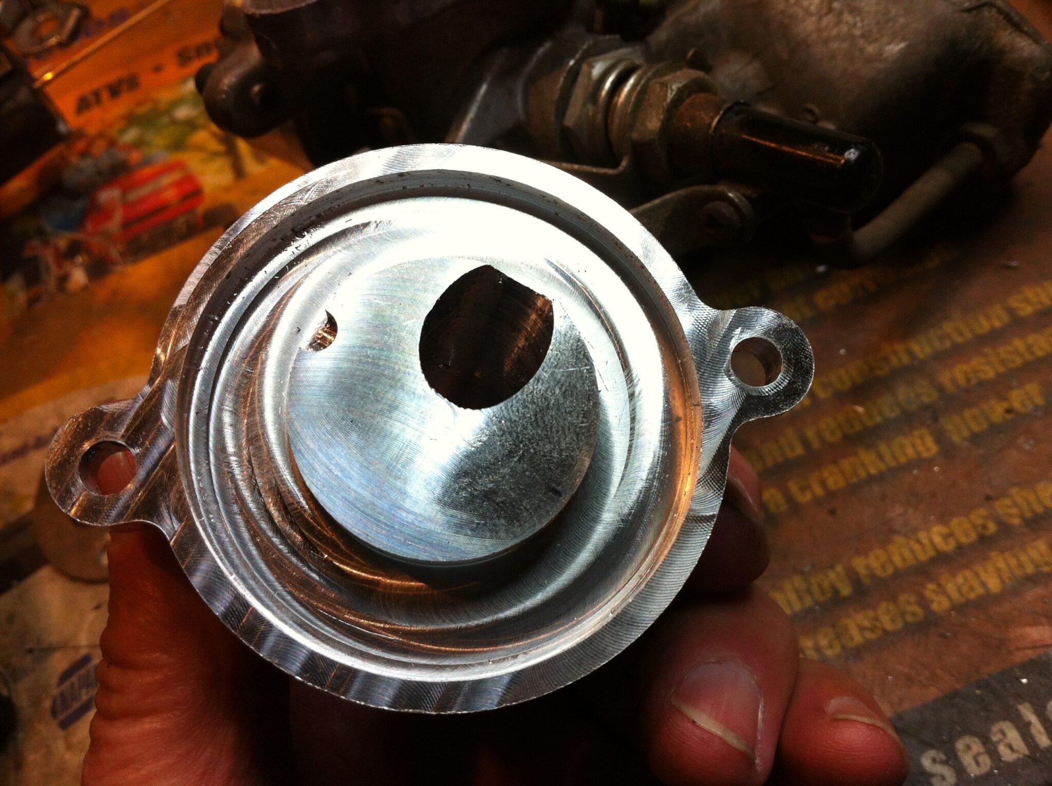 SU H2 Carb TBI Adapter Patton Machine