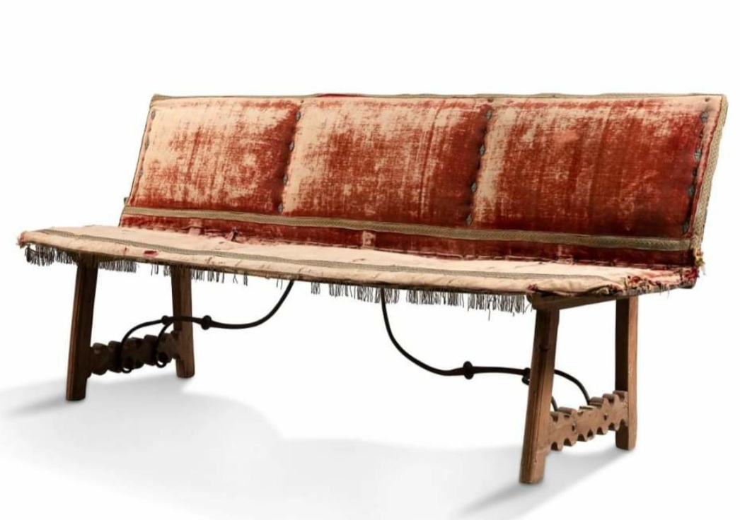 Spanish bench late 16th century Paul Bert Serpette
