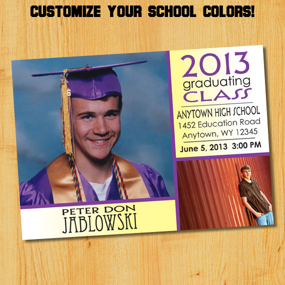 Customized Graduation Invitation