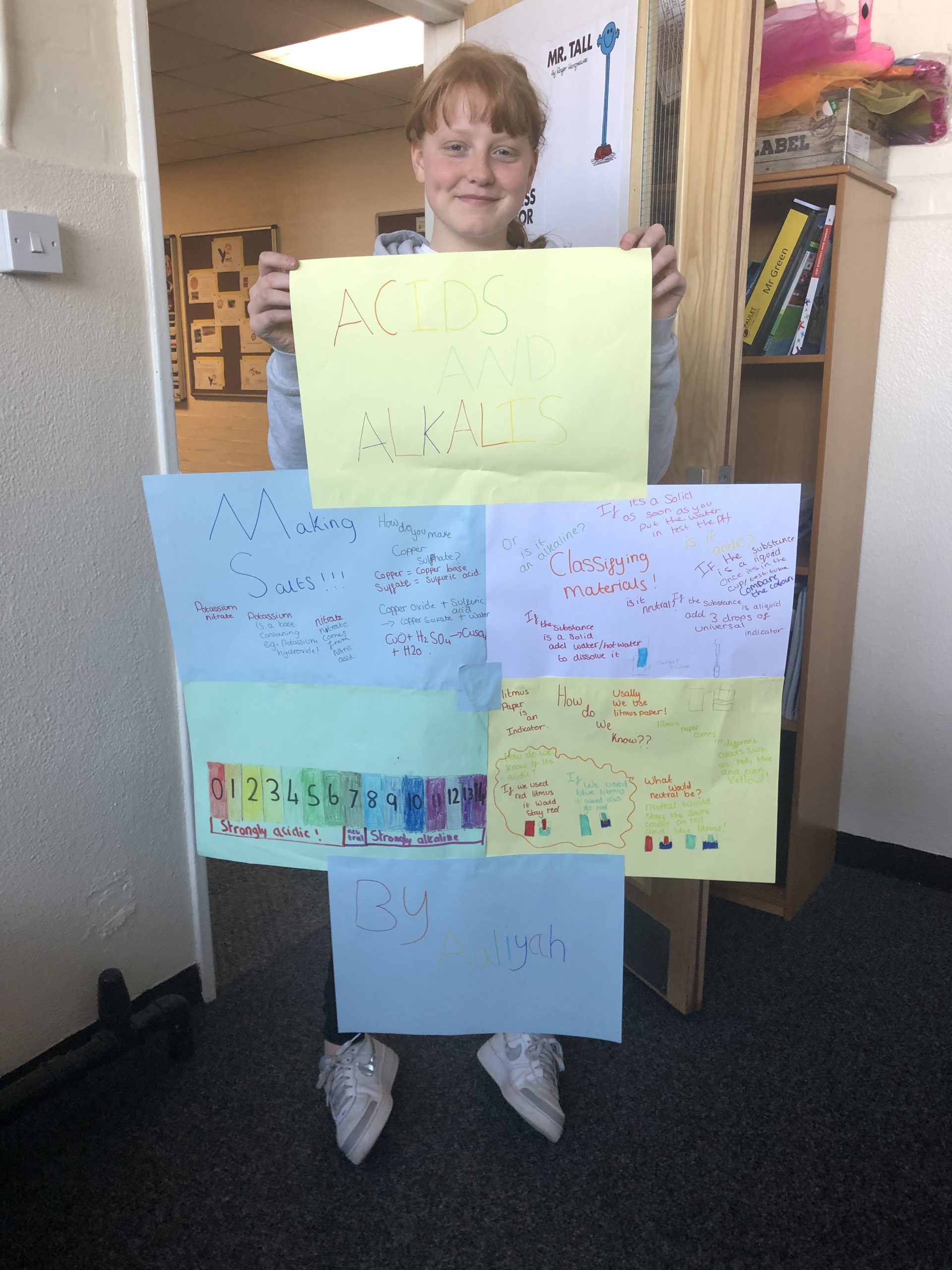 The largest Science revision poster I have seen! Paulet High School
