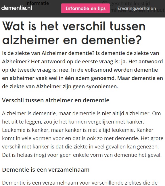Alzheimer Nederland Is In De War | Paul Jansen
