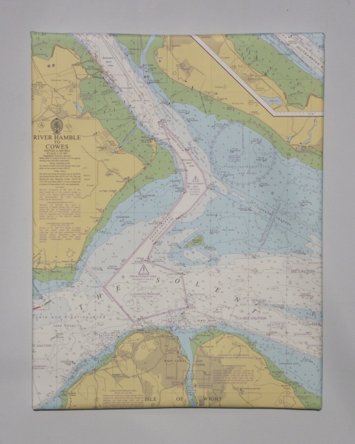  Mounted Nautical Chart Art
