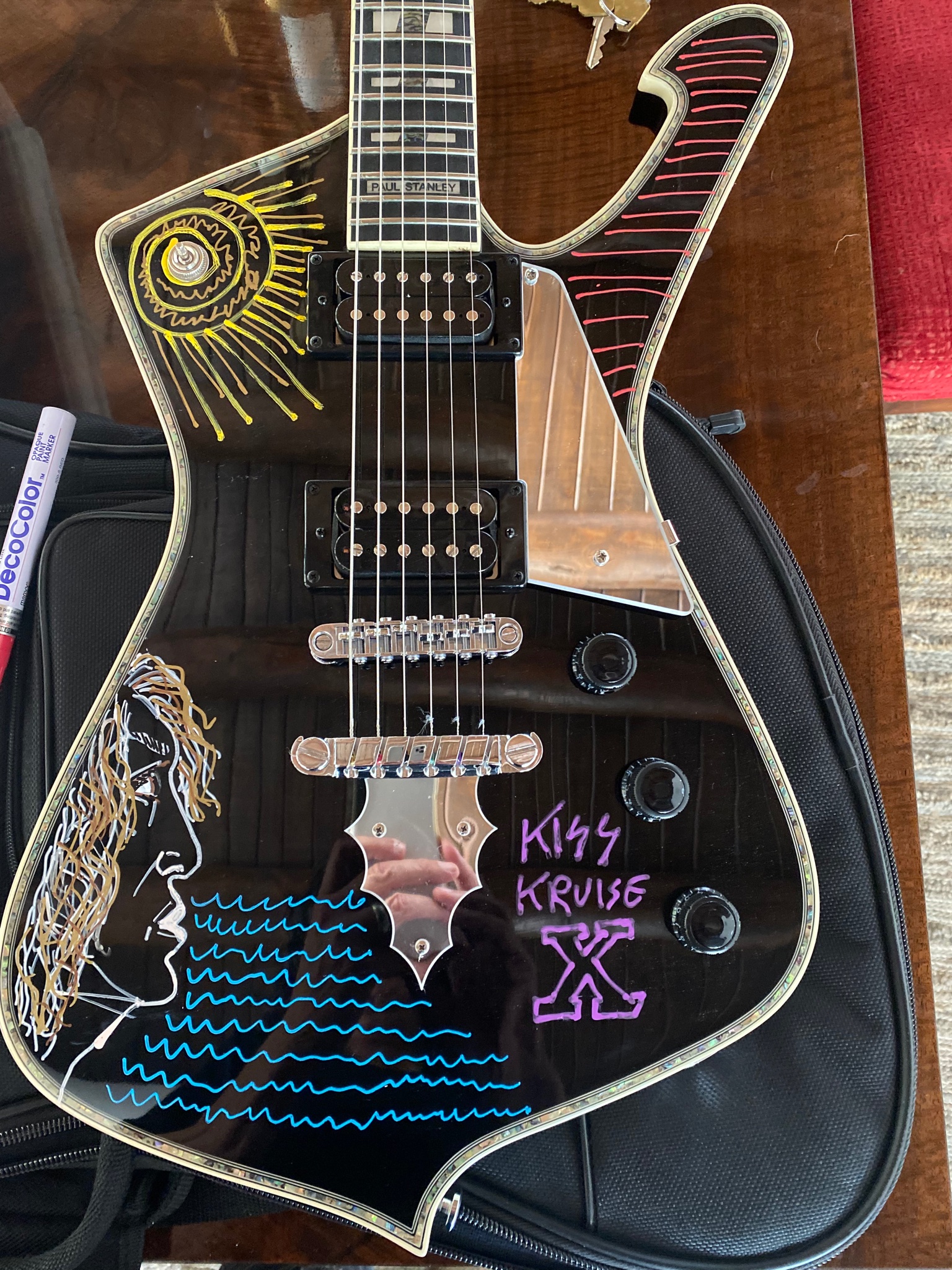KISS Kruise Guitar Paul Stanley