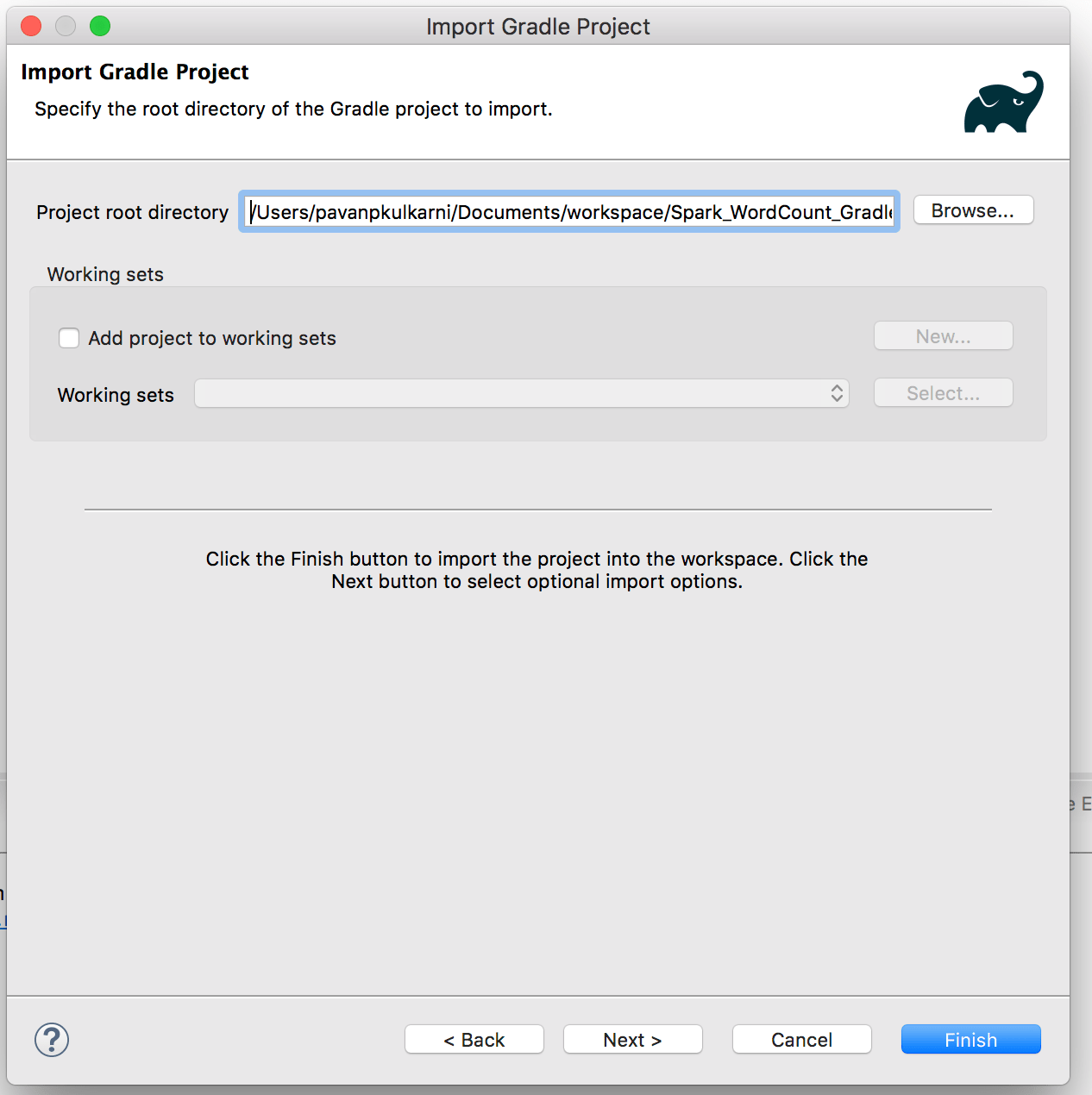 How to Setup Eclipse to Run Spark Programs Using Gradle as