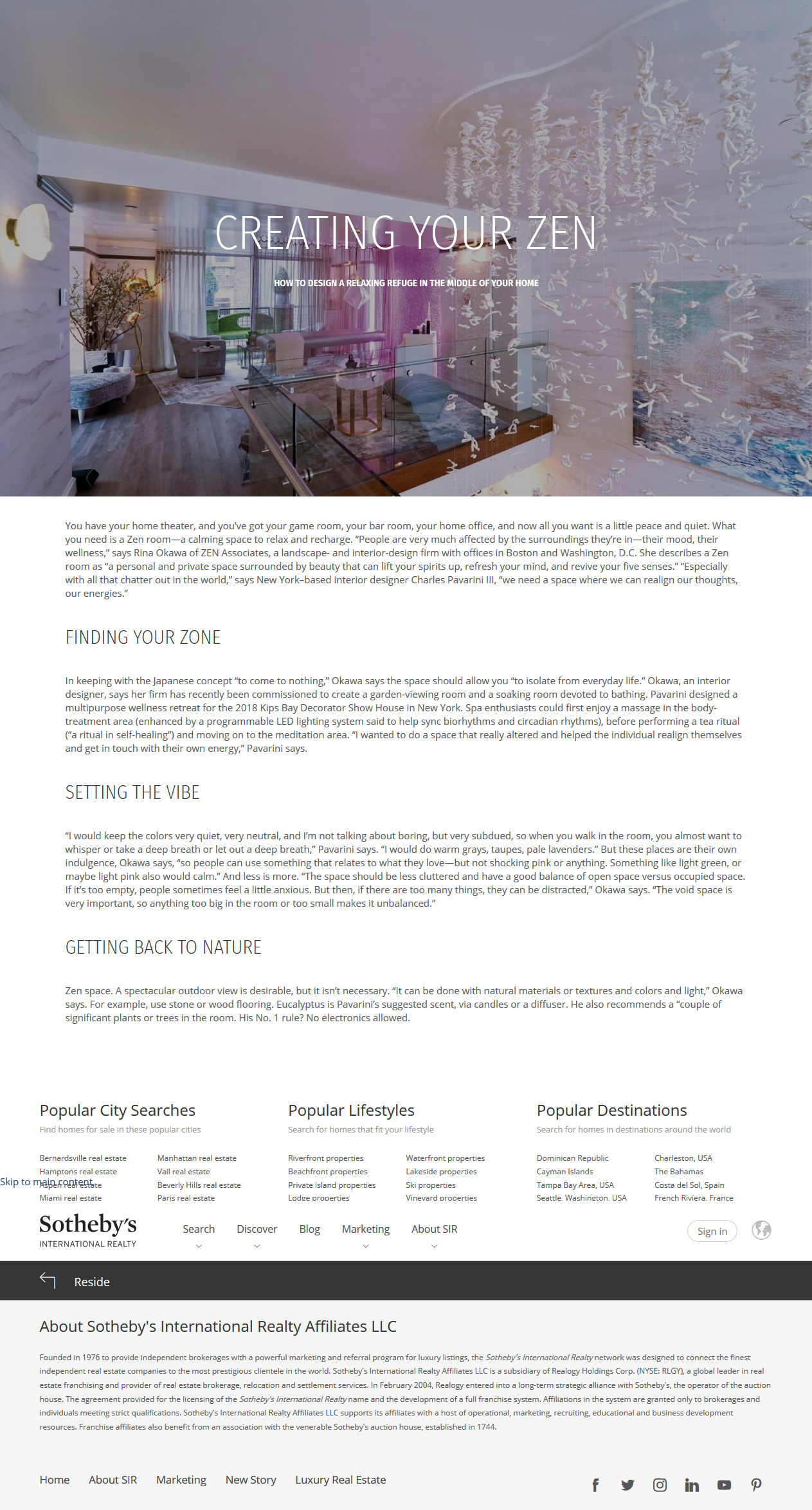 Best Interior Design & Décor Blog New York Decorator Pavarini Design