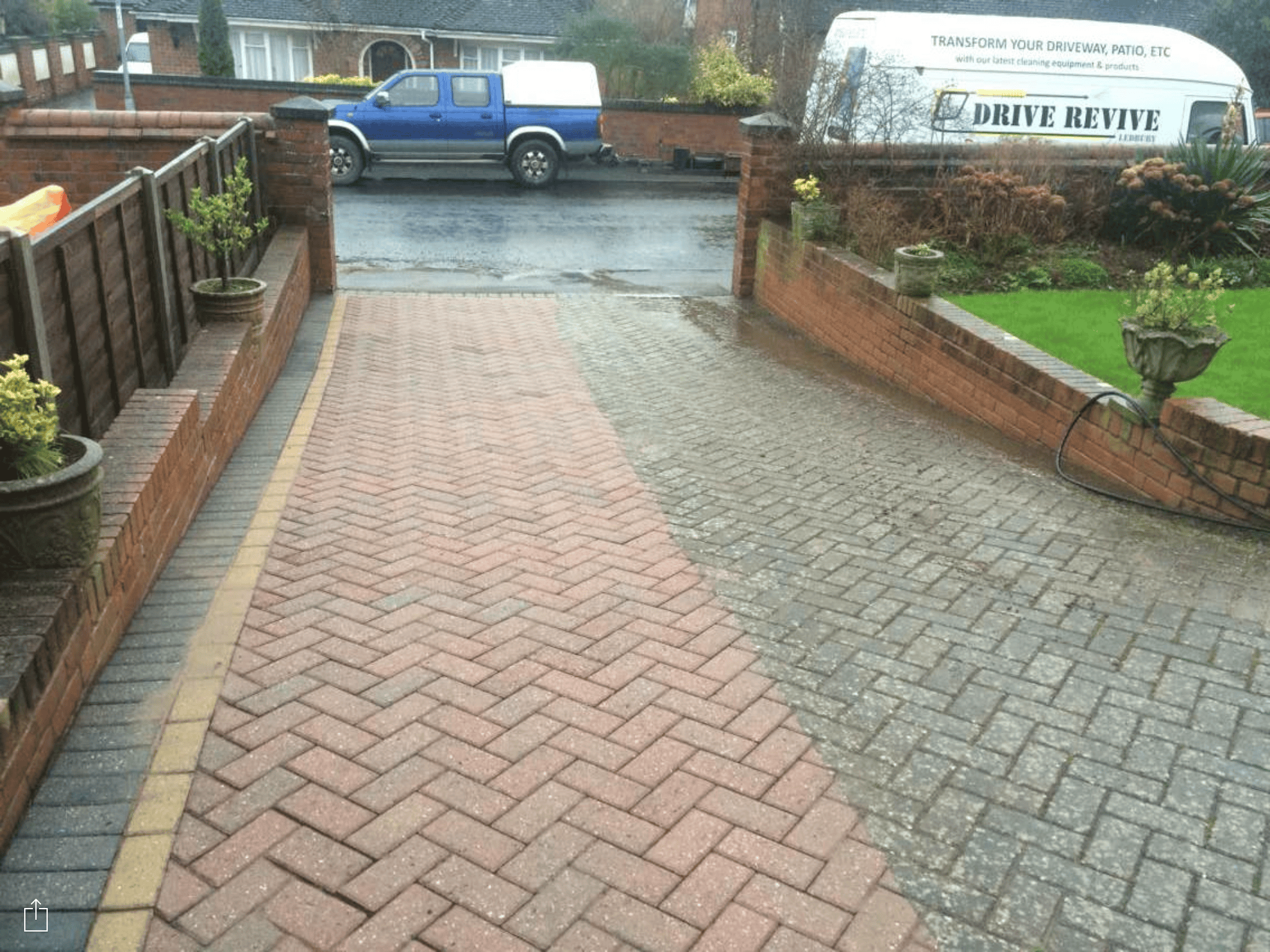 Driveway cleaning in Herefordshire Pave Your Way