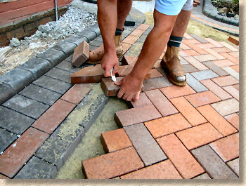 Installing Paver Blocks