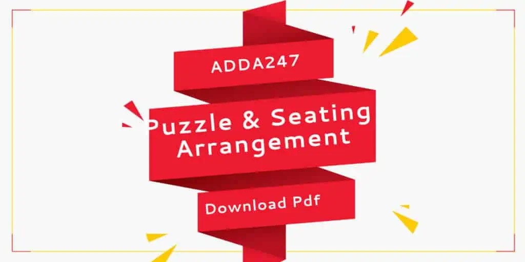 Puzzle & Seating Arrangement Book by Adda247 PDF