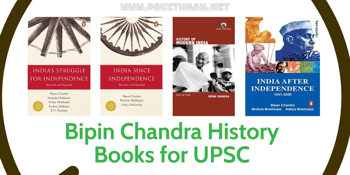 Bipin Chandra History Book for UPSC PDF [4 EBOOKS]