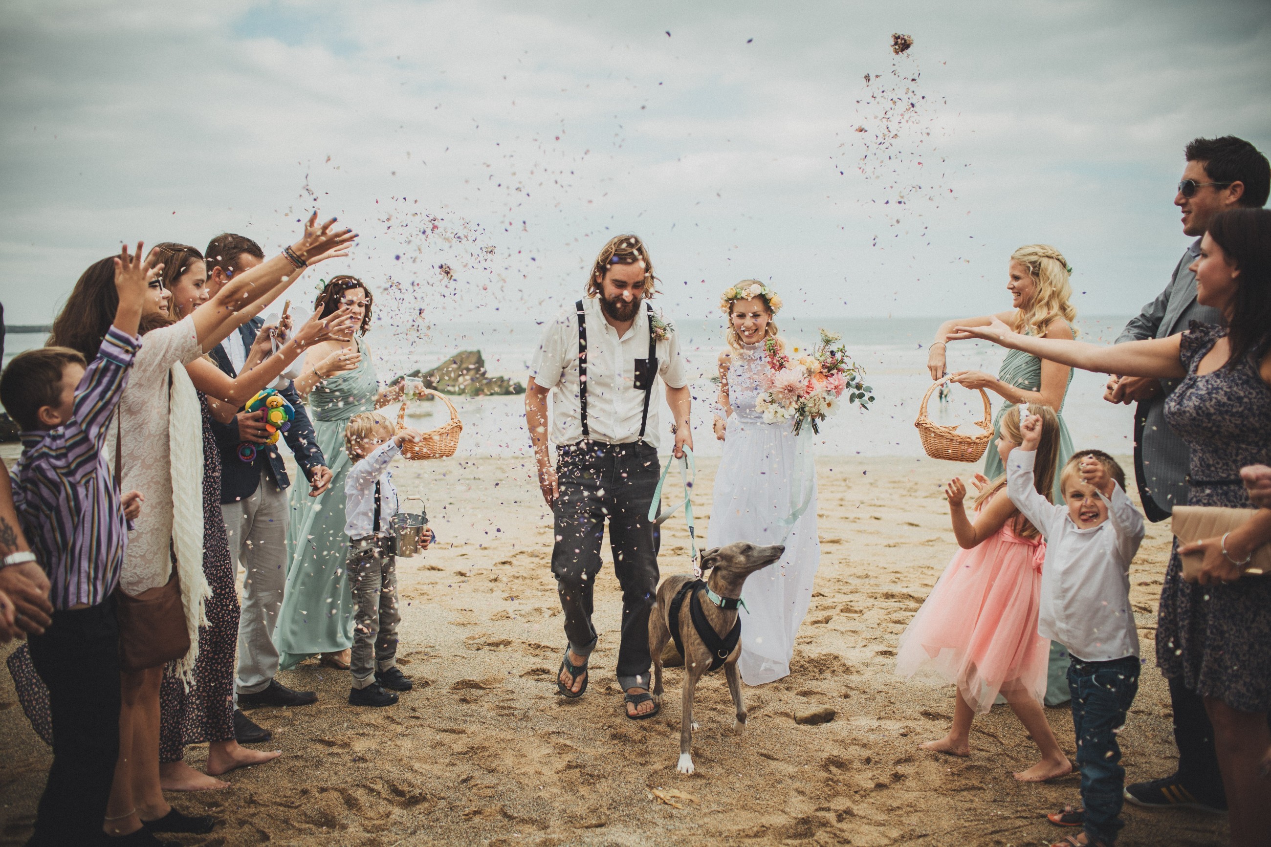 Dog friendly wedding venues Lusty Glaze Beach Pawfect Stays