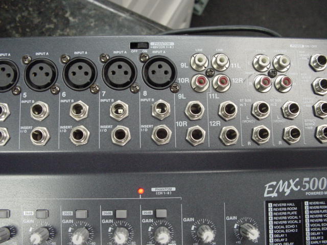 Yamaha EMX5000-12 12-Channel Powered Mixer with Effects