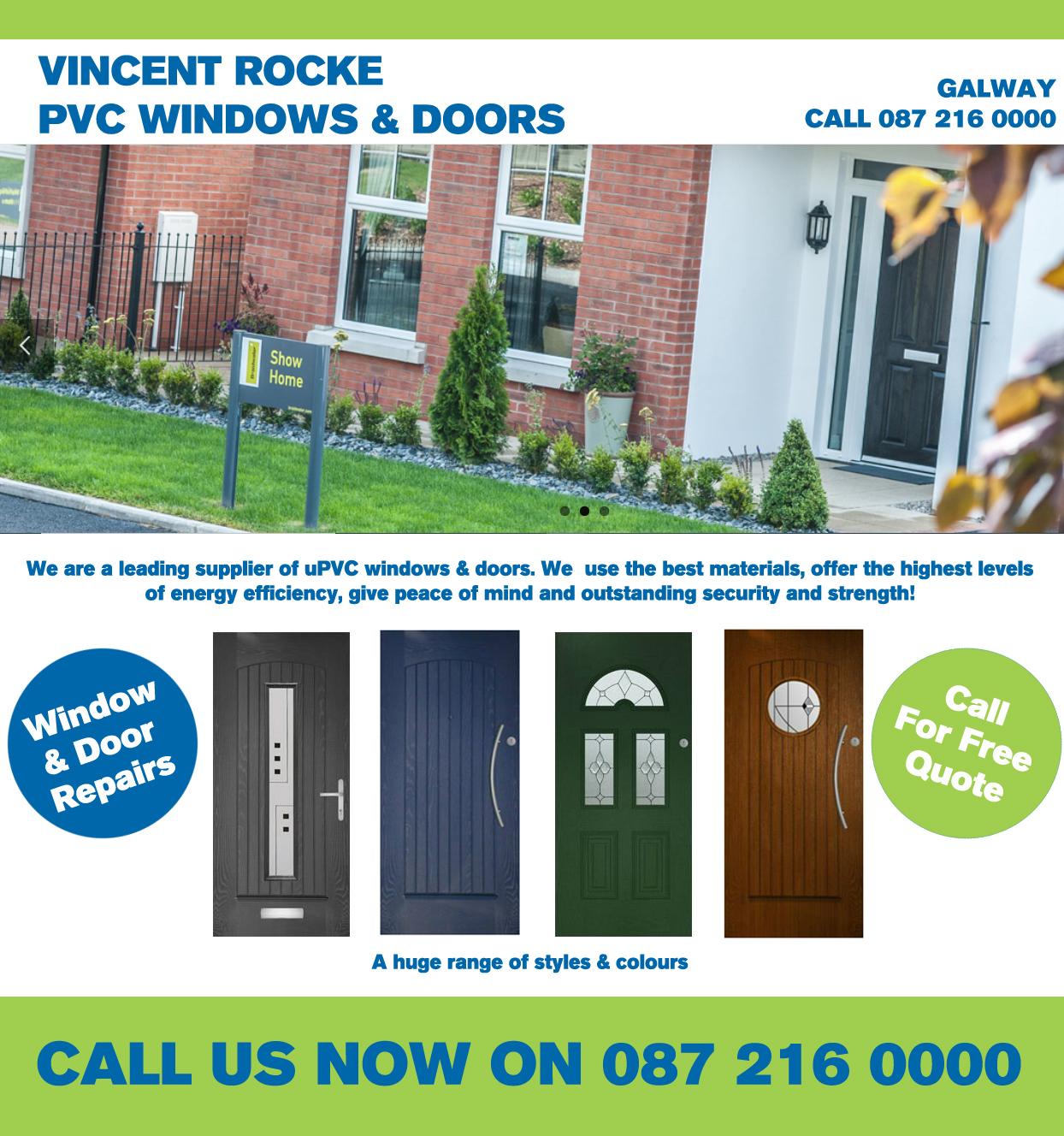 Vincent Rocke Windows & Doors Ballinasloe Window Repairs Galway