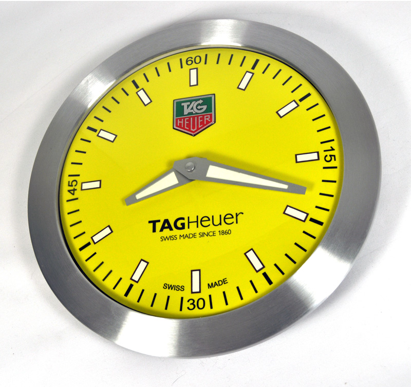 TAG HEUER ADVERTISING SHOWROOM WALL CLOCK DISPLAY eBay
