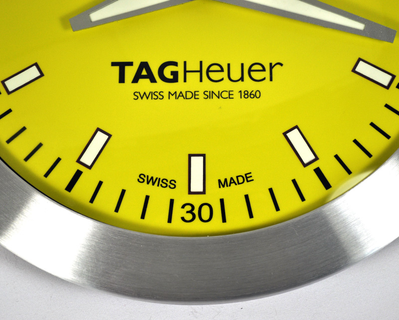 TAG HEUER ADVERTISING SHOWROOM WALL CLOCK DISPLAY eBay