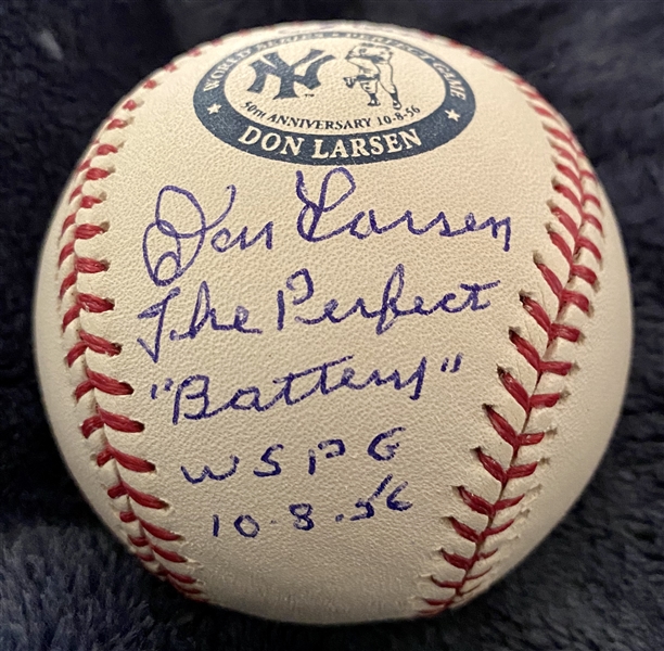 Lot Detail New York Yankees The Perfect Battery Baseball Signed By
