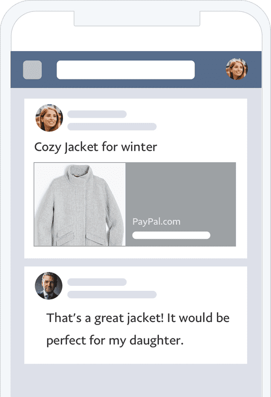 Social media sales Selling on Facebook PayPal US