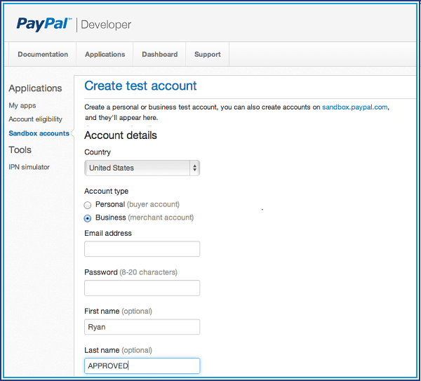 PayPal Here Sandbox Testing Guide PayPal Developer