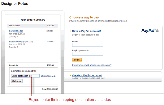 Customize PayPal checkout pages