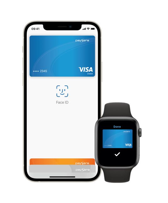 Używaj Apple Pay z Paysera Visa Łatwe i bezpieczne płatności