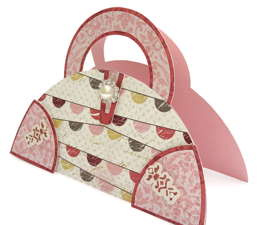 Purse Shaped Card Pazzles Craft Room