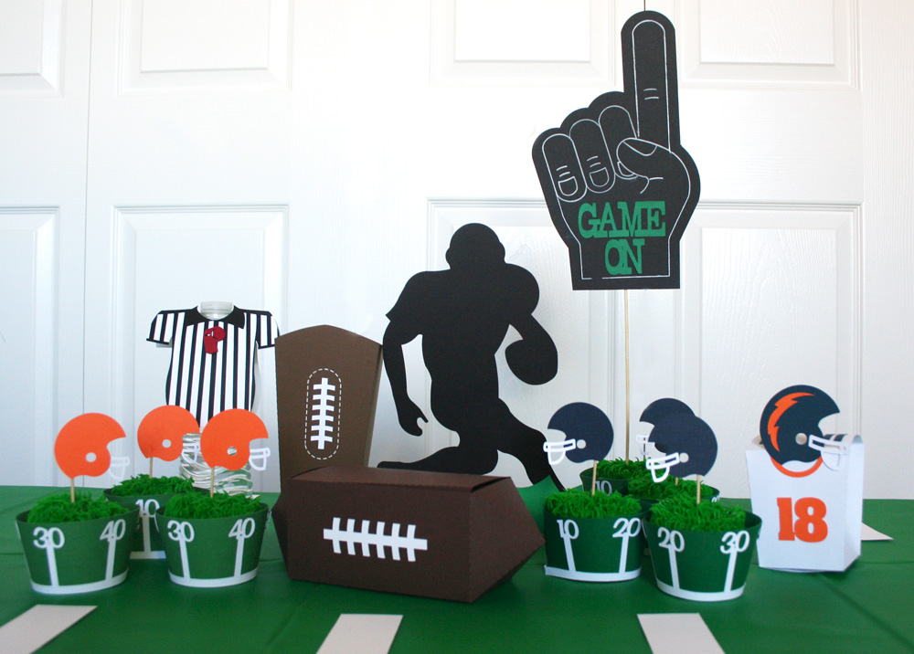 Football Fanatic Party Cutting Collection Pazzles Craft Room
