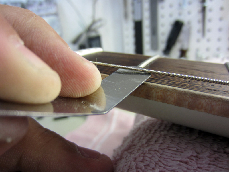 How to slot a nut to depth in 5 minutes My Les Paul Forum