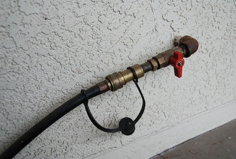 How the heck do I connect my natural gas connection to my natural gas