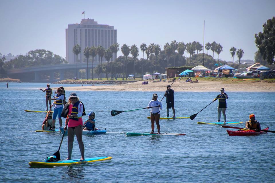 Stand up Paddle in San Diego (SUP) by PB Surf School California