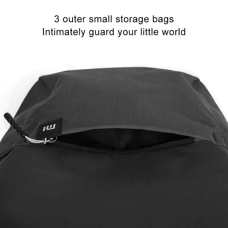 Buy the Xiaomi Mi Casual Daypack Black Compact Backpack 10L