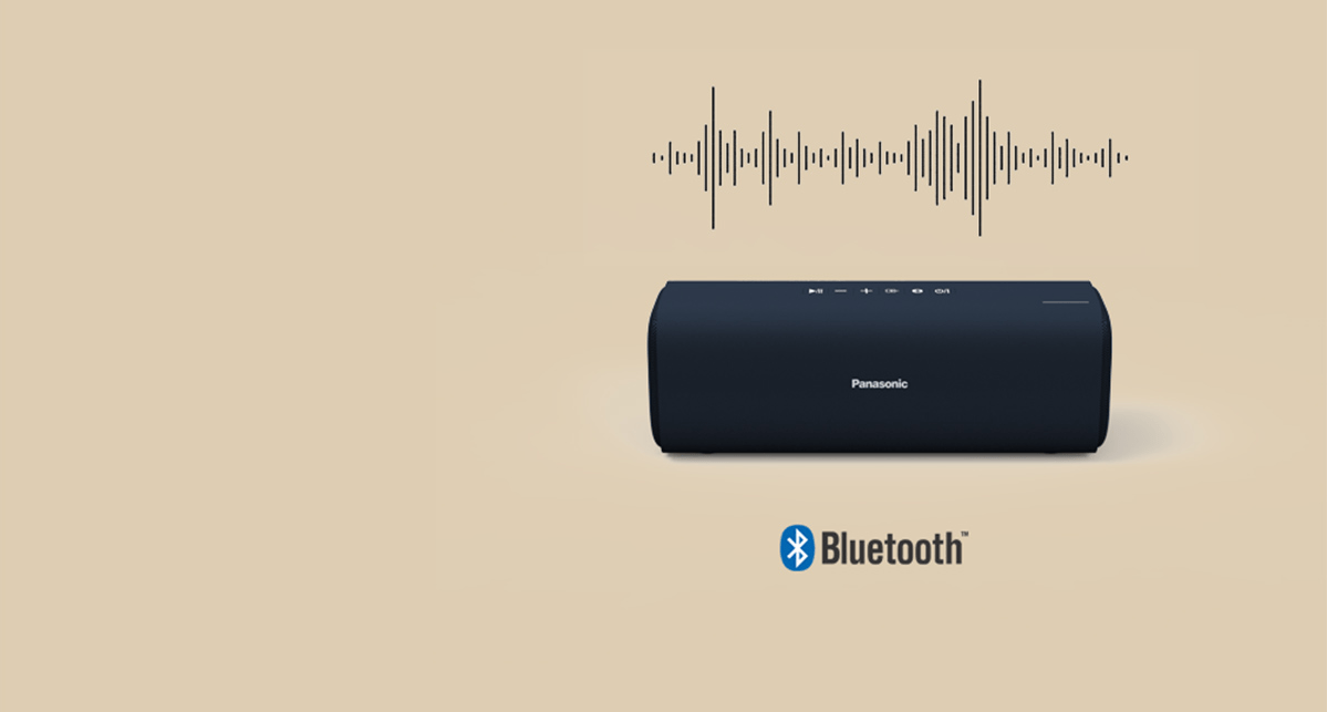 Buy the Panasonic NA07 Wireless Portable Bluetooth Speaker Blue ( SCNA07GN A ) online
