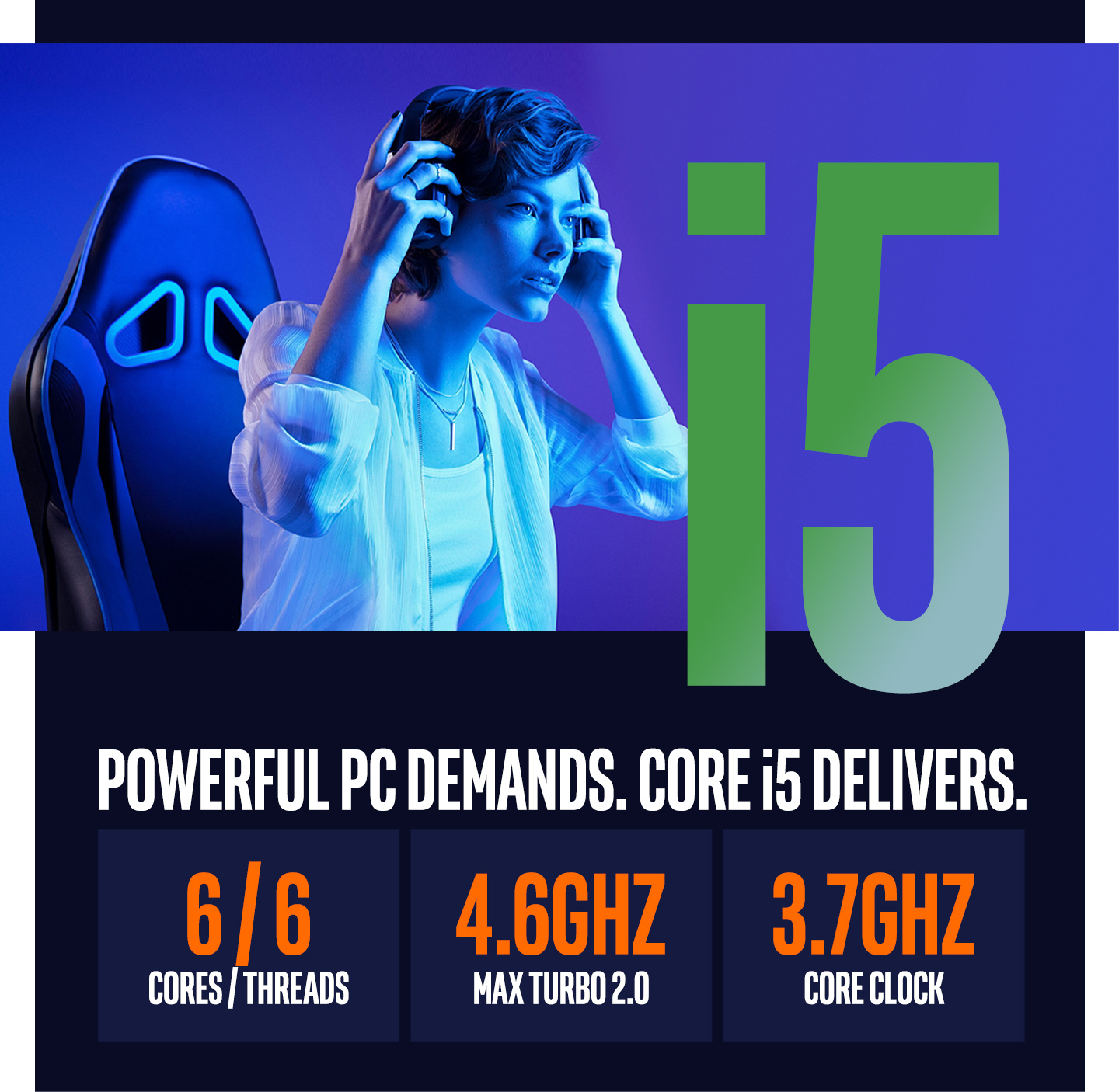 Buy the Intel Coffee Lake Core i5 9600KF 6 Core 3.7Ghz 9MB