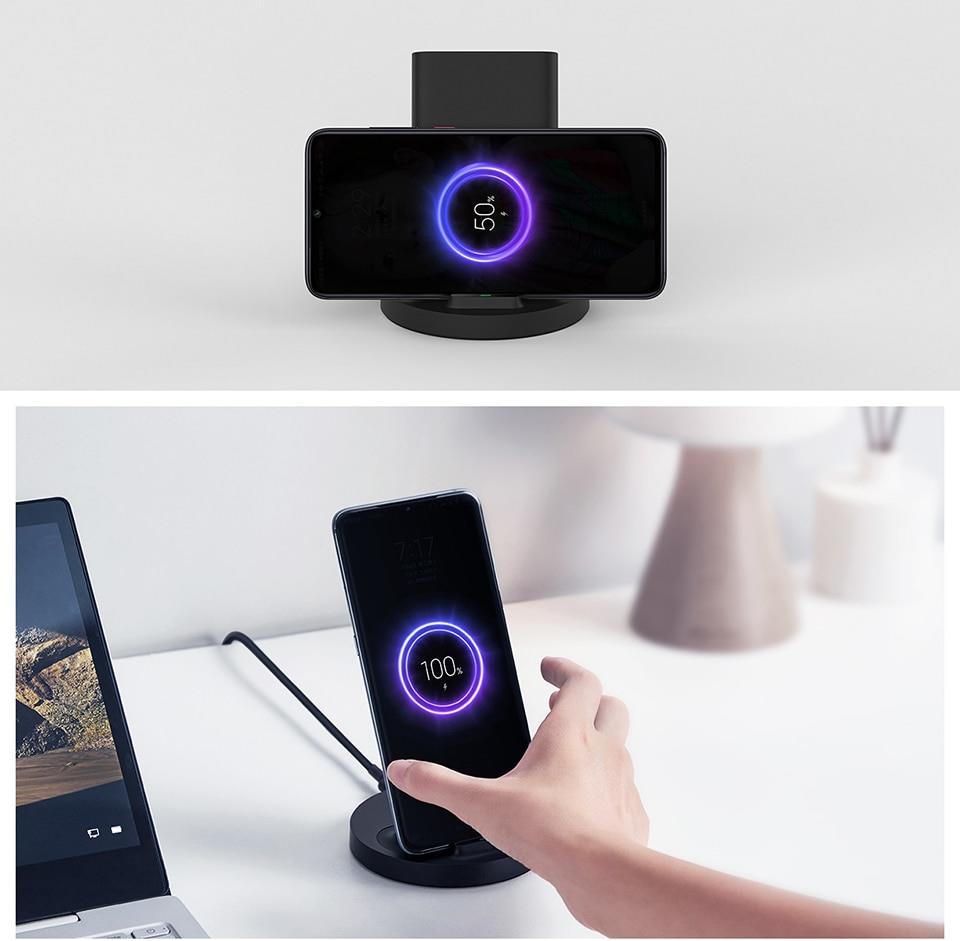 Buy the Xiaomi Mi 20W Fast Wireless Charging Stand Black, Up to 20W