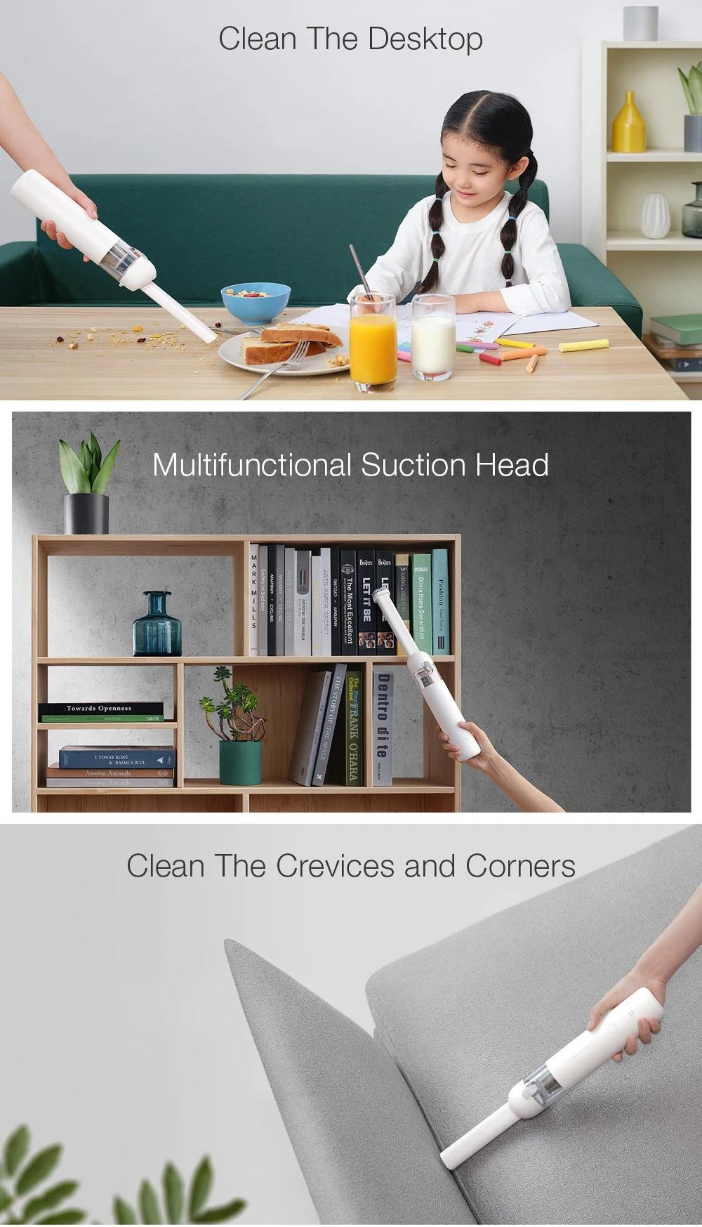 Buy the Xiaomi Mi Handheld Mini Vacuum Cleaner Lightweight and portable