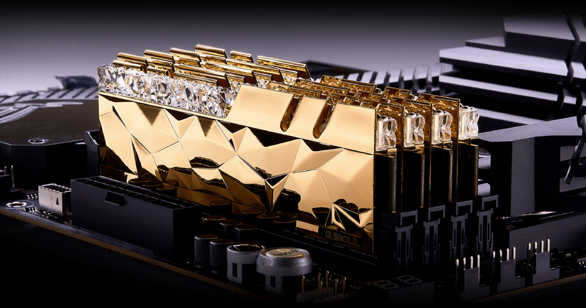 Buy the G.SKILL Trident Z Royal Elite Gold F44000C18D64GTEG 64GB (2 x