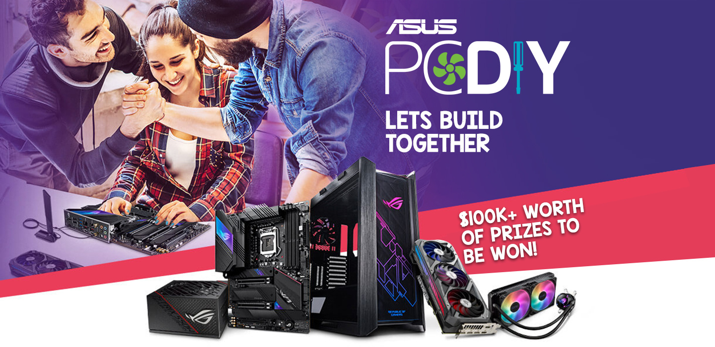 ASUS PCDIY Event! Buy Selected ASUS and then register for