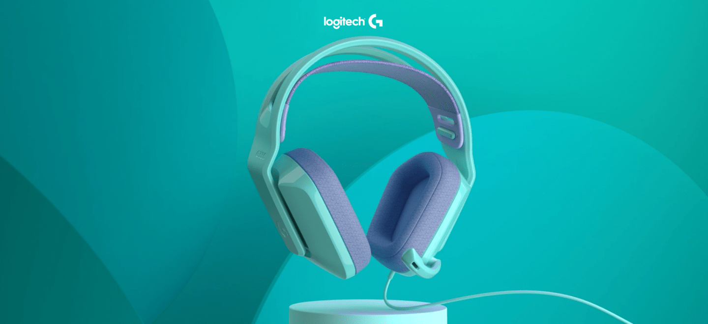Buy the Logitech G335 Wired Gaming Headset Mint ( 981001025 ) online