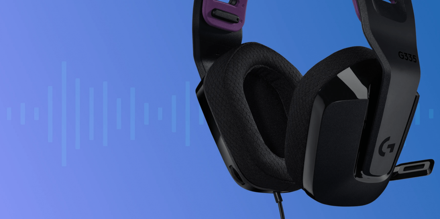 Buy the Logitech G335 Wired Gaming Headset Mint ( 981001025 ) online